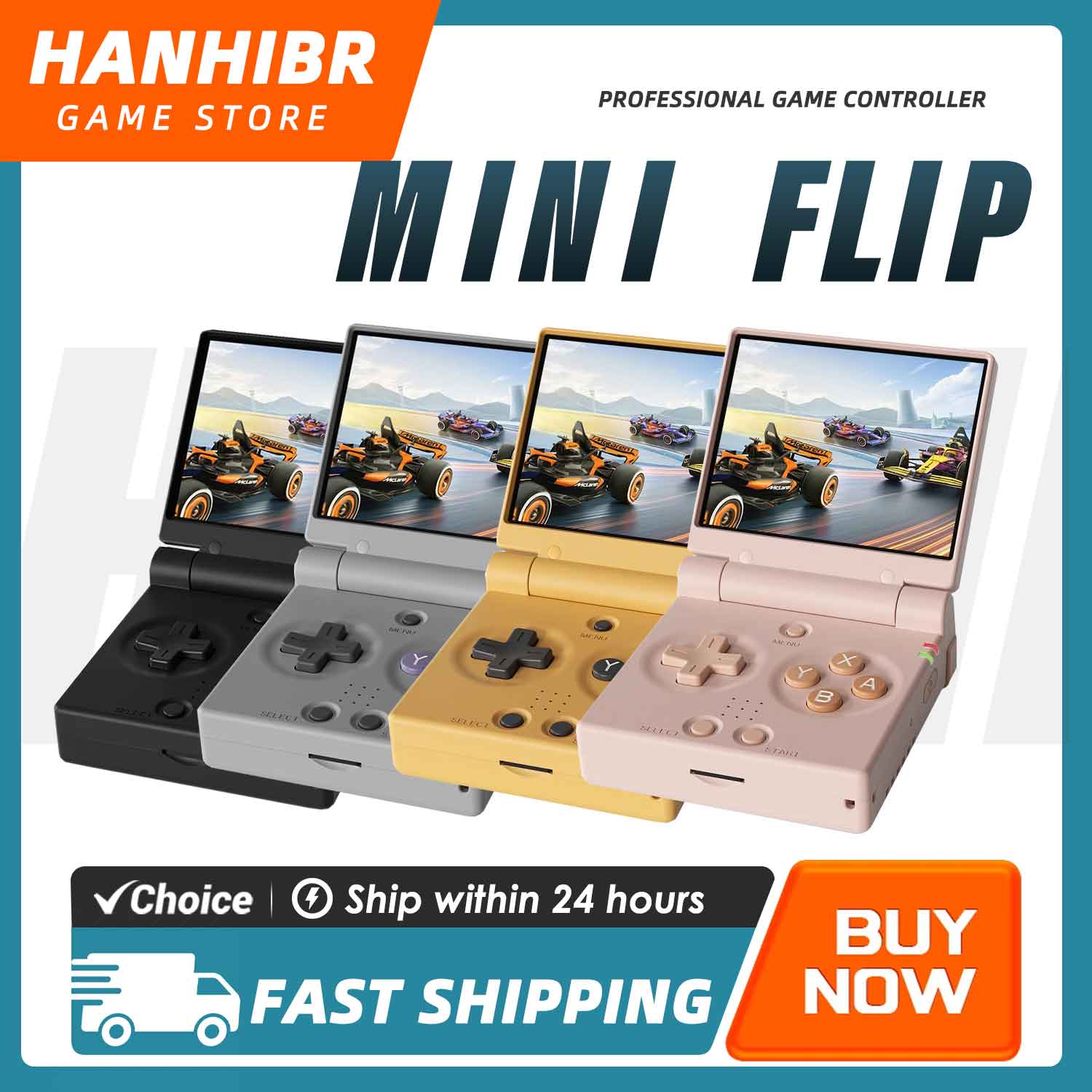 Gaming Console Minecraft - Console di gioco portatile MIYOO MINI