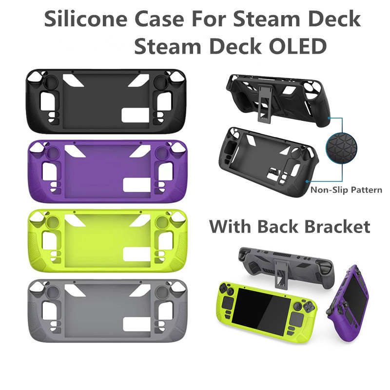 Gaming Console Steam Deck - Custodia in silicone per console di