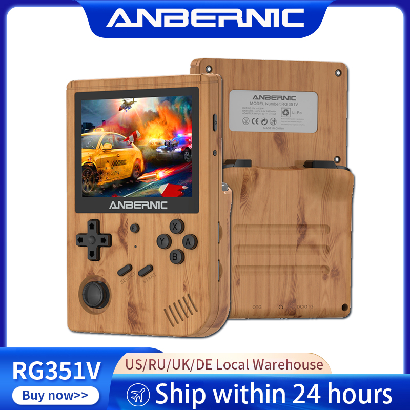 Gaming Console Minecraft - Anbernic RG351V Console di gioco retrò