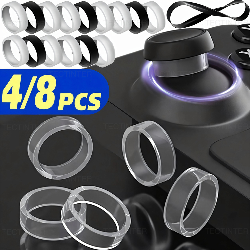 Gaming Console Steam Deck - 4/8 Pezzi Anelli Protettivi Elastici in