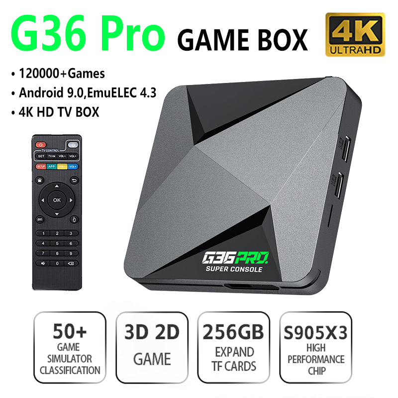 Super Game Box G36 Pro 128G 4K - Gaming Console Gs5 recensione e prezzo
