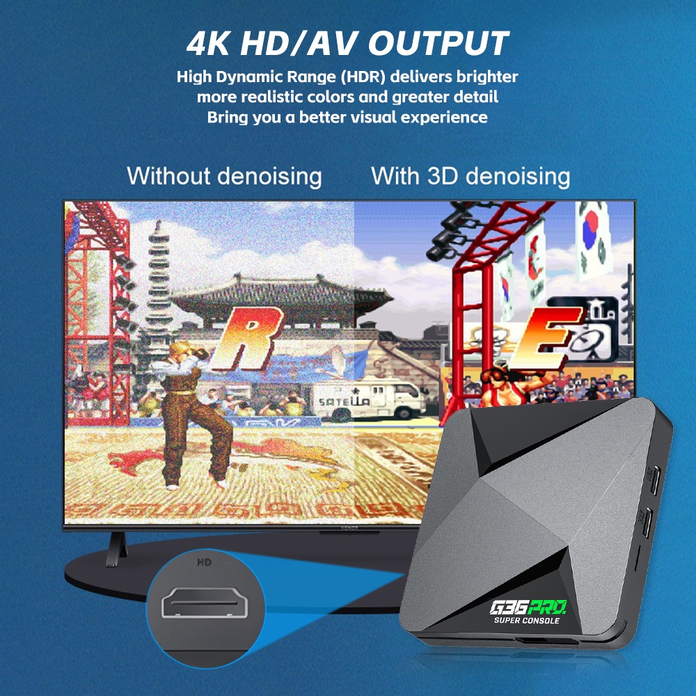 Super Game Box G36 Pro 128G 4K - Gaming Console Gs5 recensione e prezzo