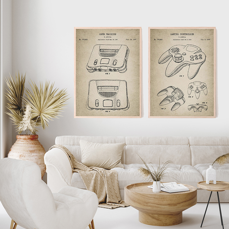 Poster e Stampe Vintage di Con - Gaming Console Zone recensione e prezzo
