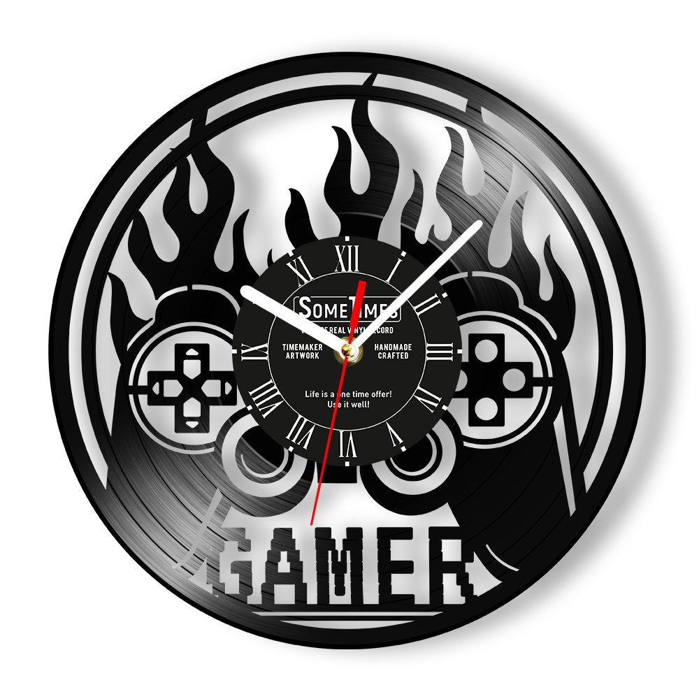 Orologio da Parete in Vinile P - Gaming Console Names recensione e prezzo