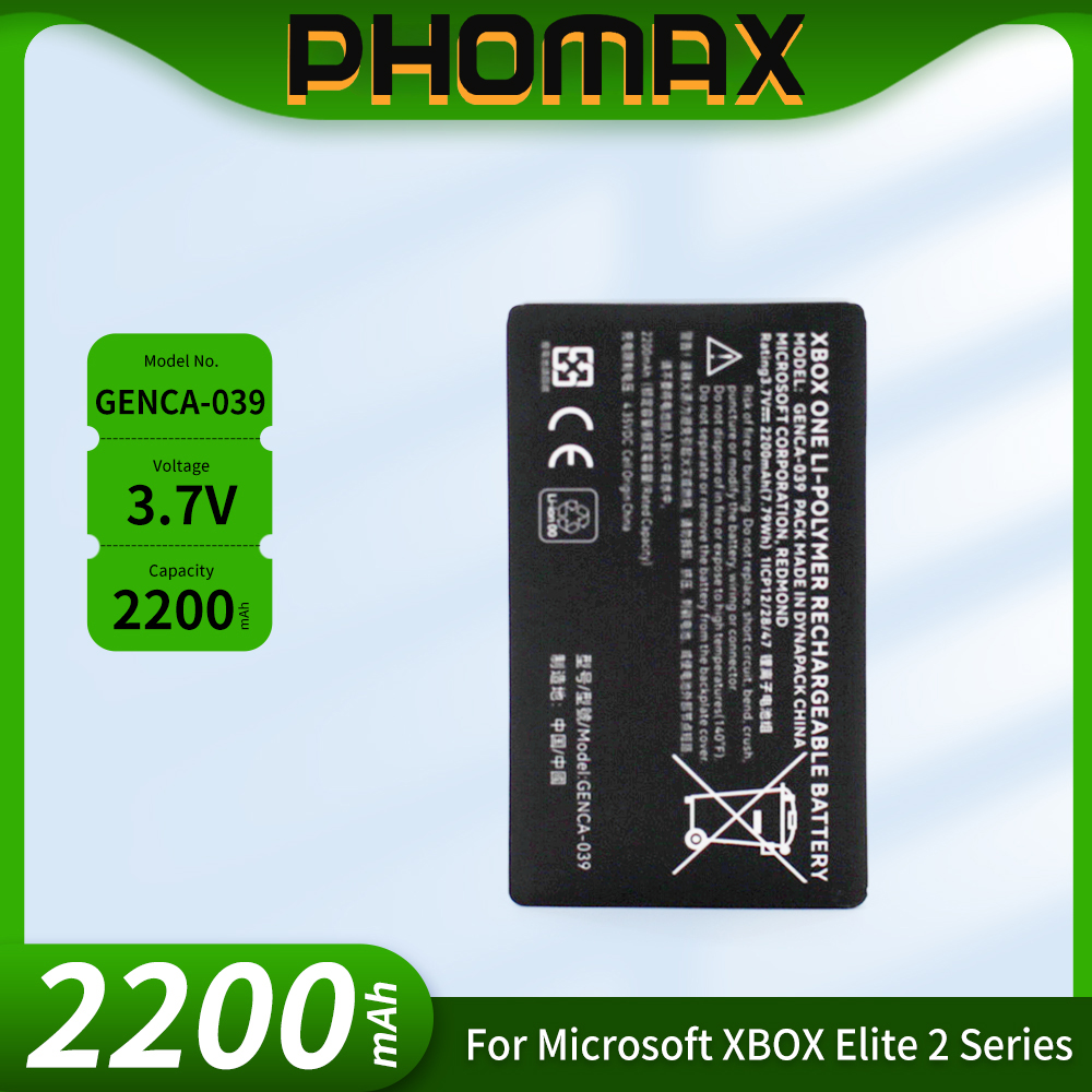 Batteria PHOMAX GENCA-039 GENC - Microsoft Controller Elite Series 2 recensione e prezzo